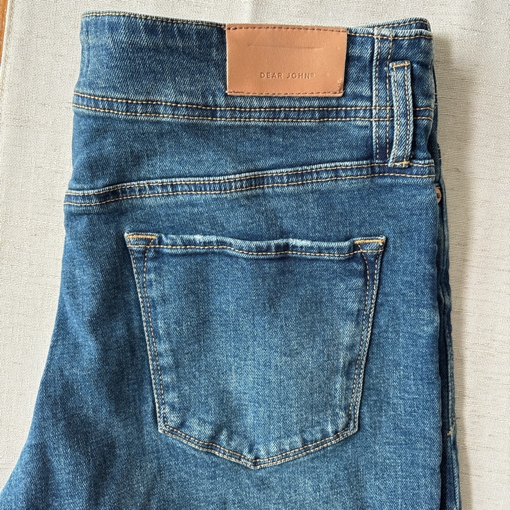 Dear John Blue Denim Wide Leg Jeans Size 31 - Picture 3 of 6
